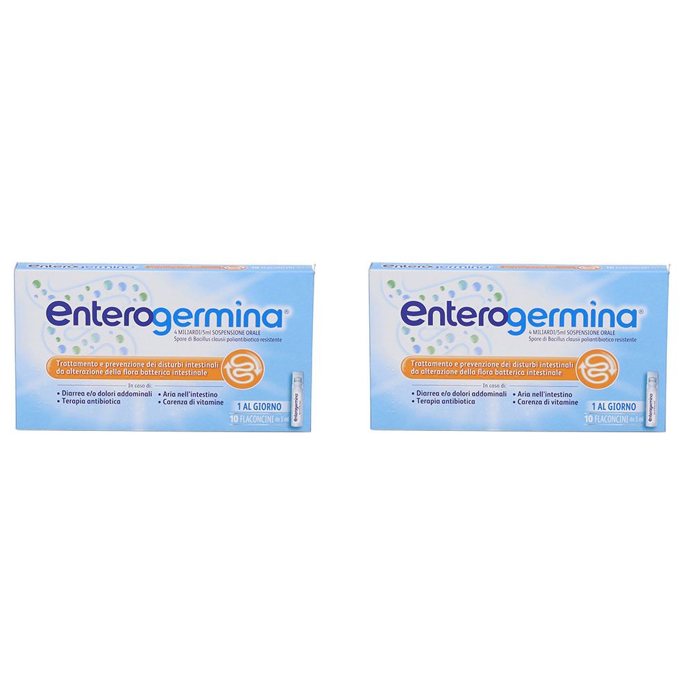 Image of Enterogermina® 4mld/5ml 10 Flaconcini Set da 2