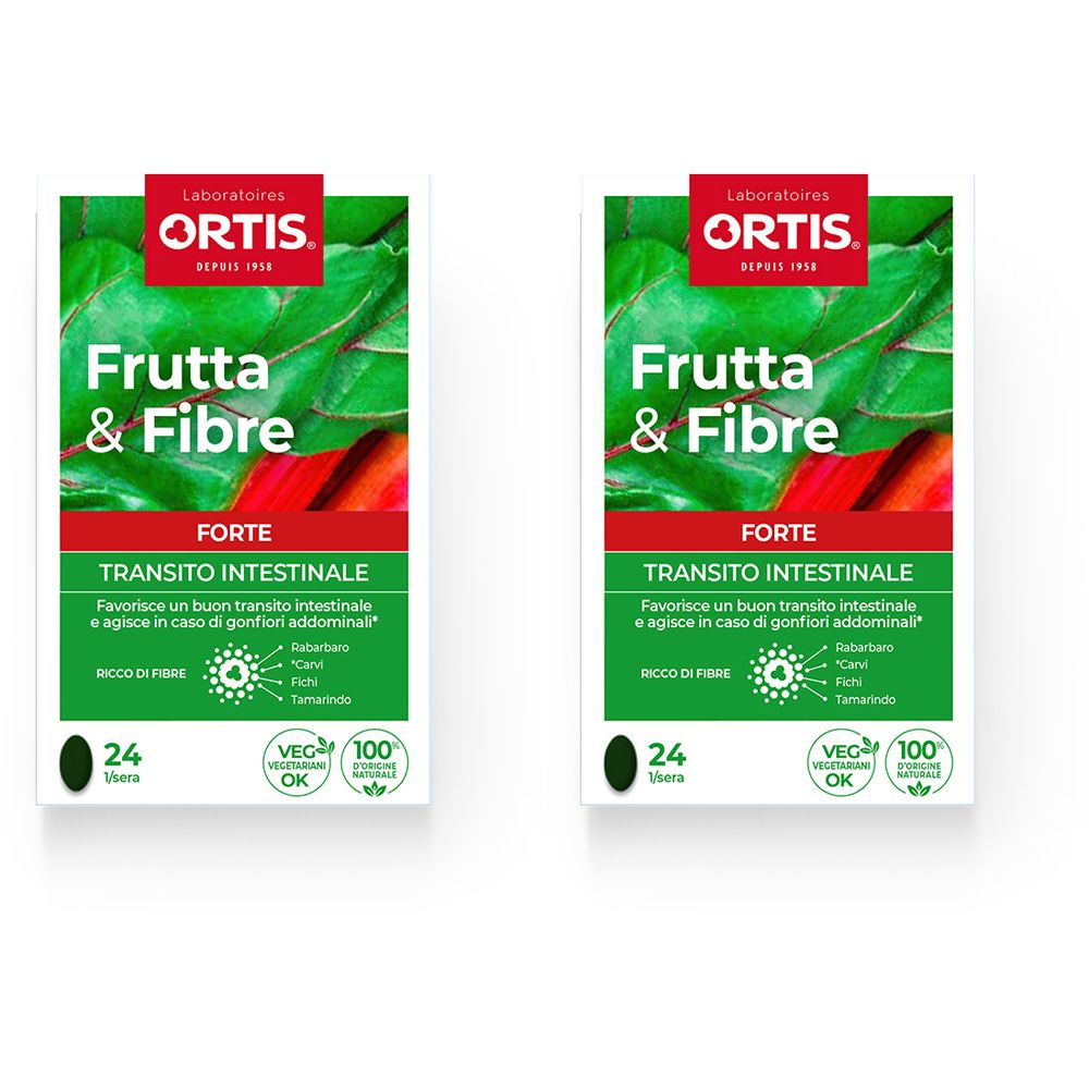 ORTIS® Frutta & Fibre FORTE Set da 2