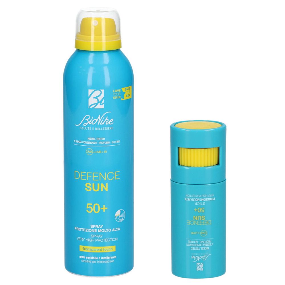 Defence Sun Spray Transp 50 + Defence Sun Stick 50+ 9Ml