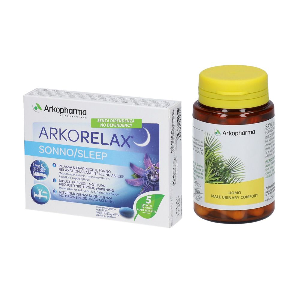 Serenoa Repens + Arkorelax Sonno - risparmia il 10% con il codice: ARKO10