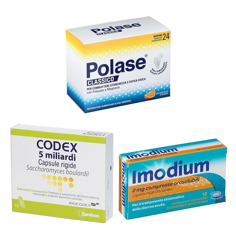 Imodium Orosolubile + Codex + Polase