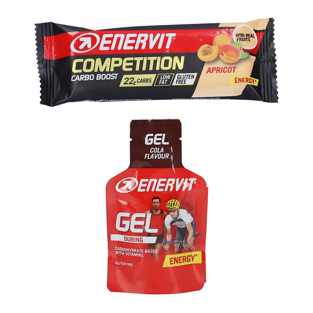 Image of Competition Bar Albicocca + Enervitene Gel Pack Cola
