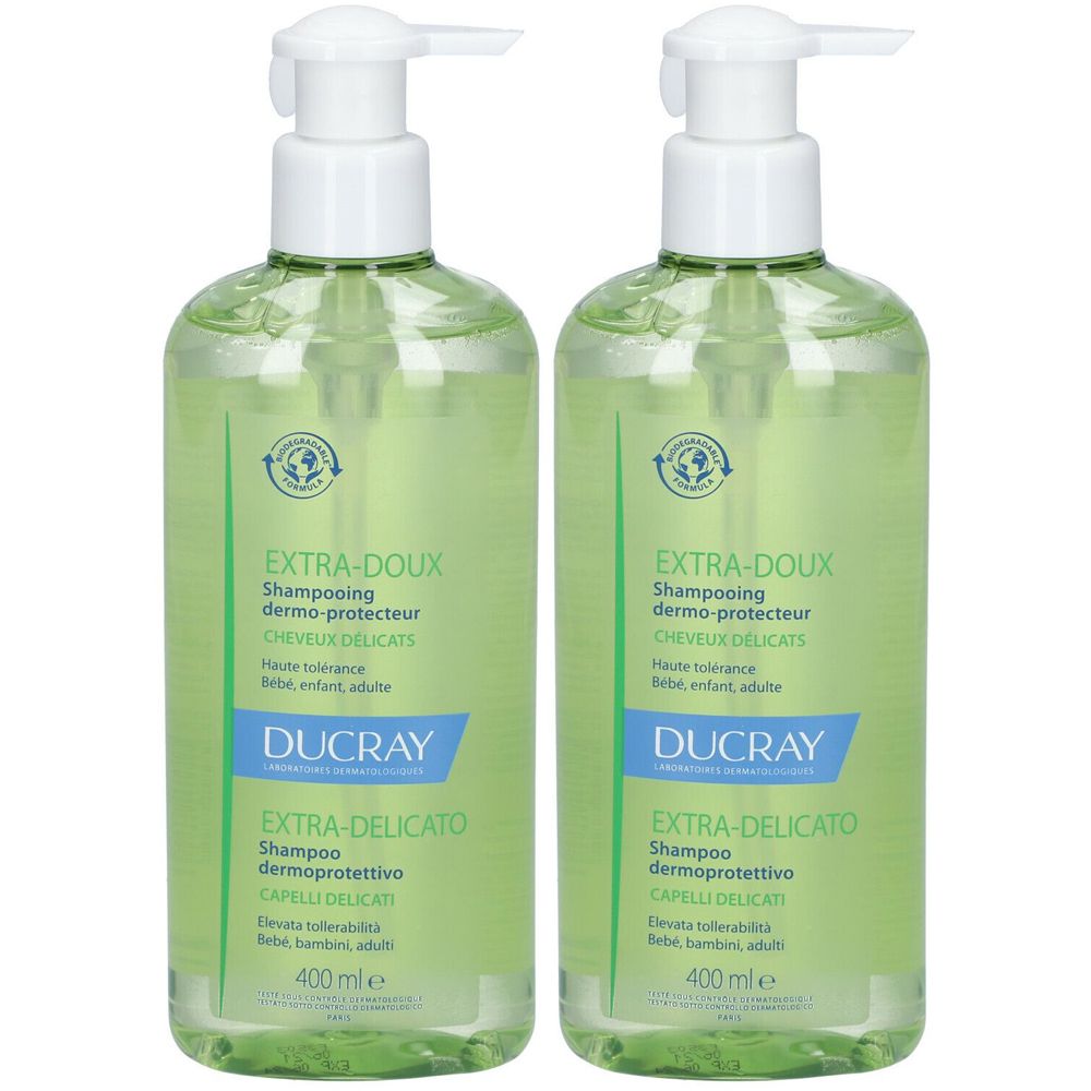DUCRAY Exra Delicato Shampoo Dermo Protettivo Set da 2