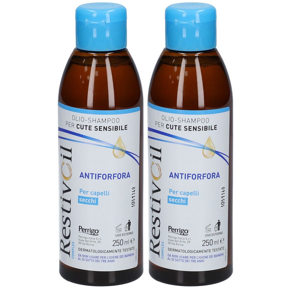 Restivoil Complex Capelli Secchi Olio-Shampoo Set da 2