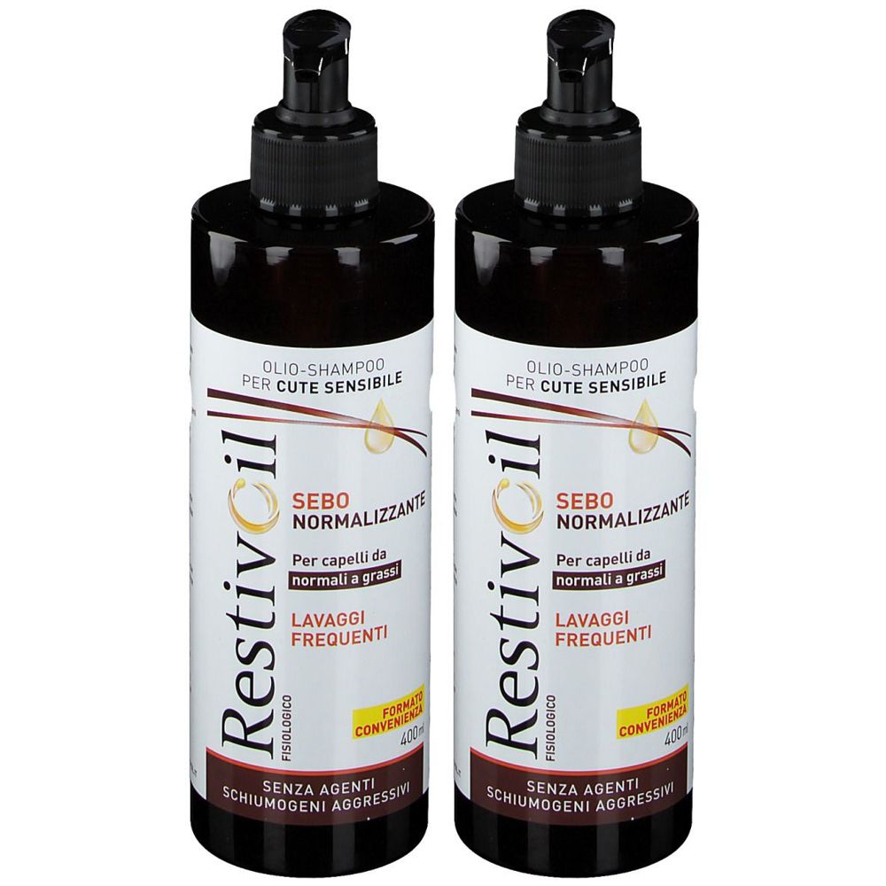 Restivoil Fisiologico Sebonormalizzante Set da 2