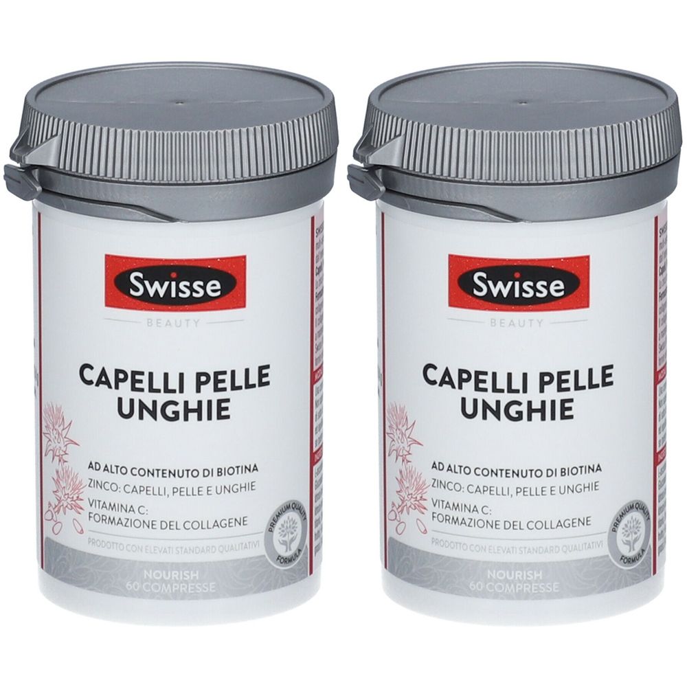 Swisse Capelli Pelle Unghie Compresse Set da 2