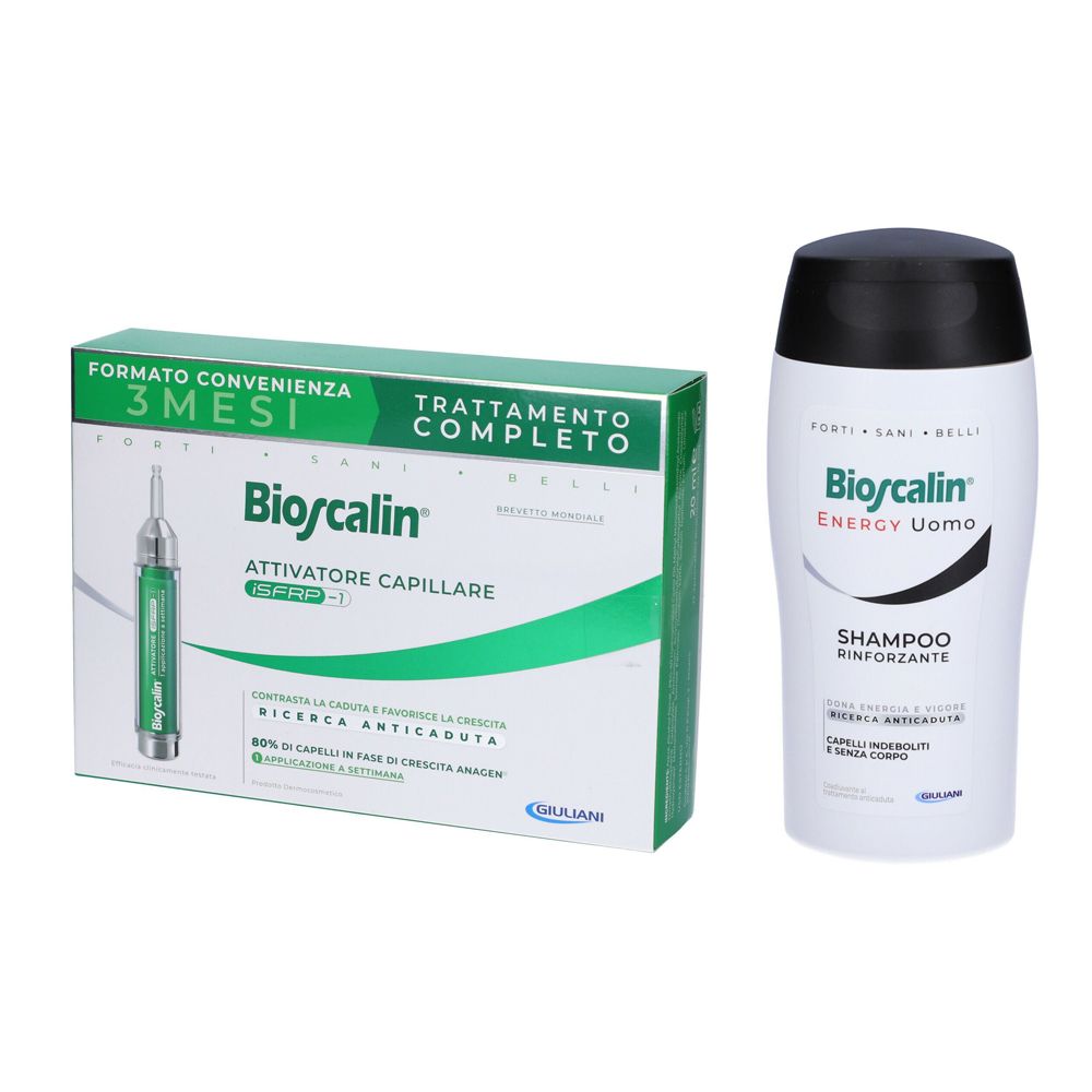 Image of Bioscalin® Attivatore Capillare iSFRP-1 + Energy Shampoo Rinforzante