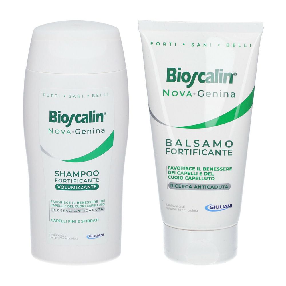 Bioscalin® NOVA Genina Shampoo Fortificante Volumizzante 200ml + Balsamo Fortificante 150ml