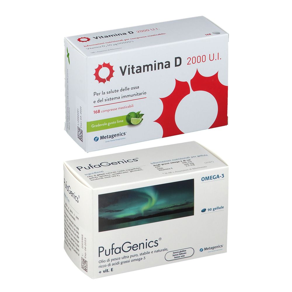 Metagenics™ PufaGenics Gellule + Vitamina D 2000 UI