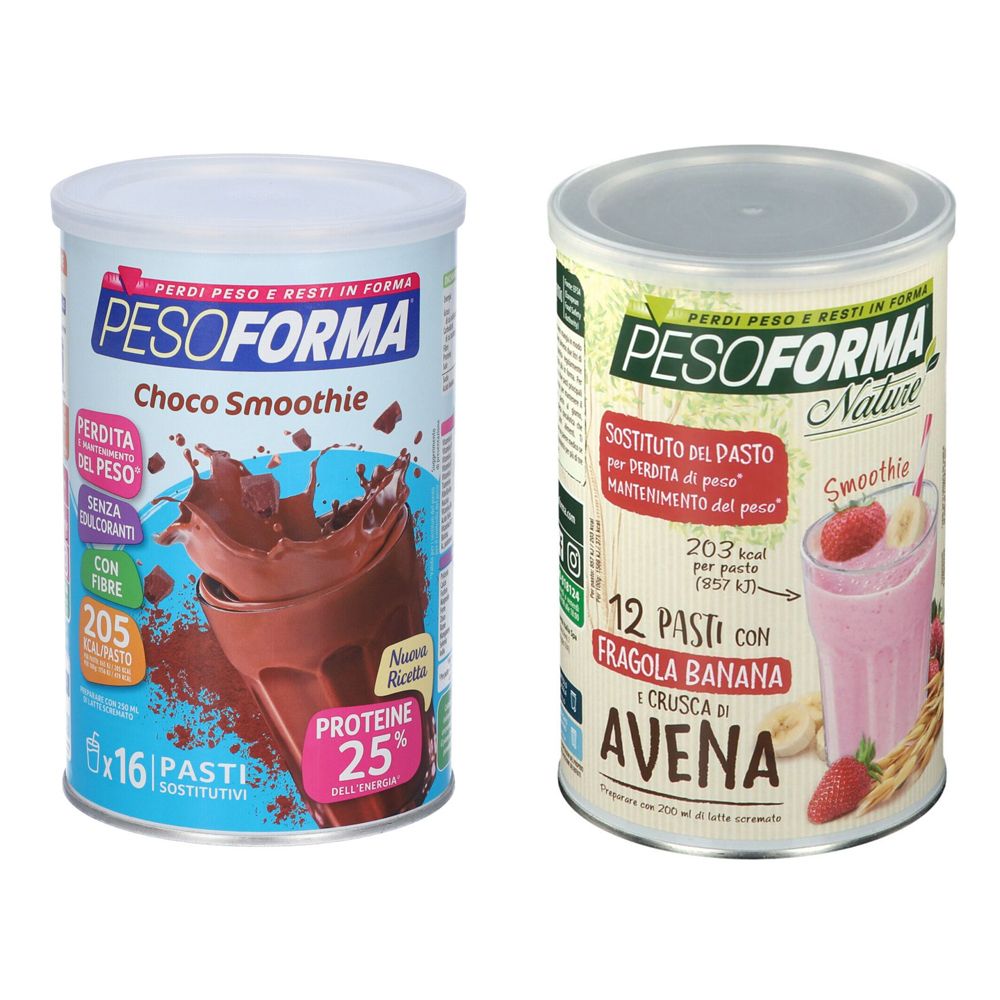 PESOFORMA® Choco Smoothie + Smoothie Nature