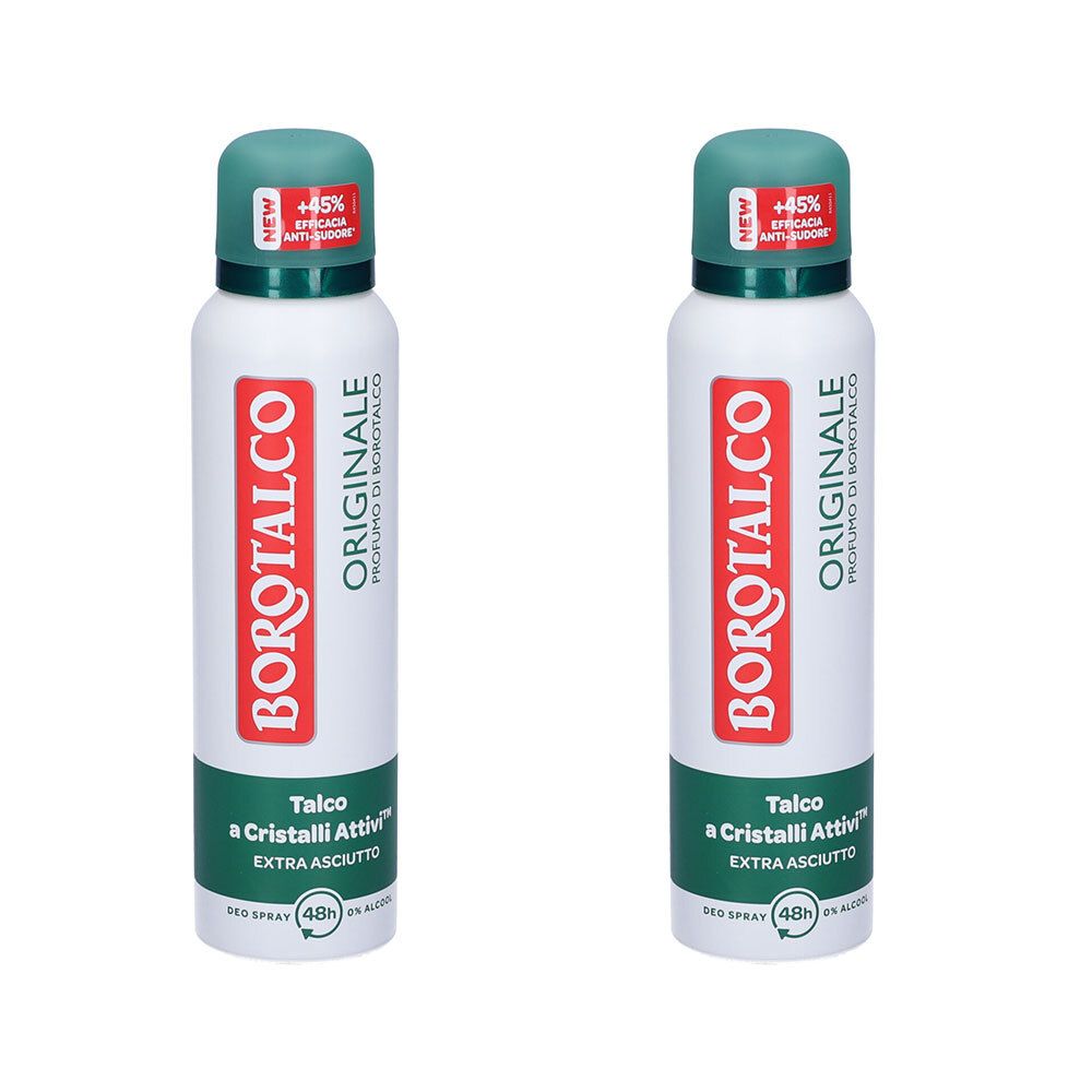 Borotalco Originale Extra Asciutto Profumo di Borotalco Set da 2
