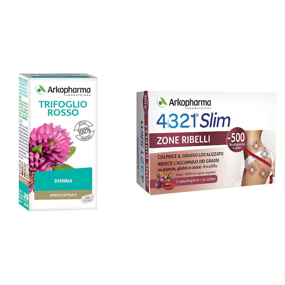 Arkopharma 4321 Expert® Zone Ribelli + Arkocapsule® Trifoglio Rosso - risparmia il 10% con il codice: ARKO10