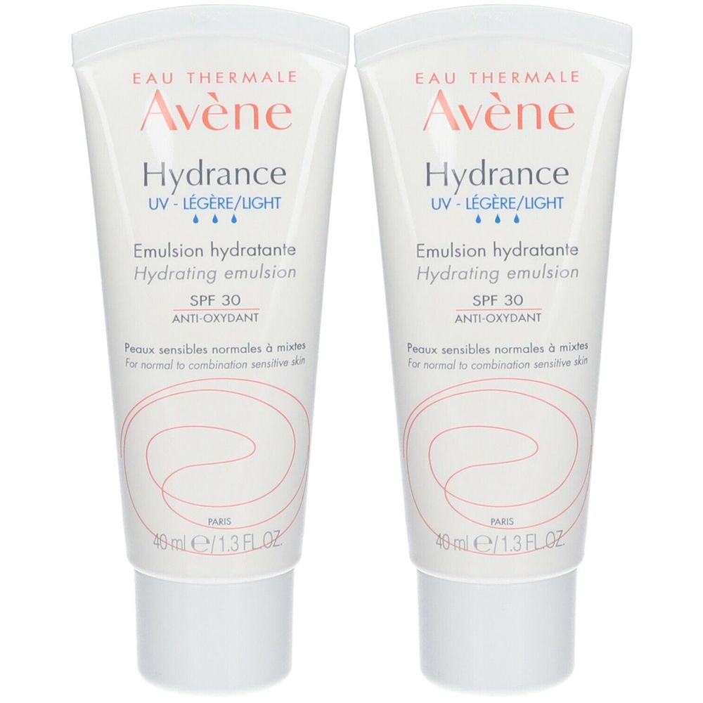 Avène Hydrance UV Leggera Emulsione Idratante SPF 30 Set da 2