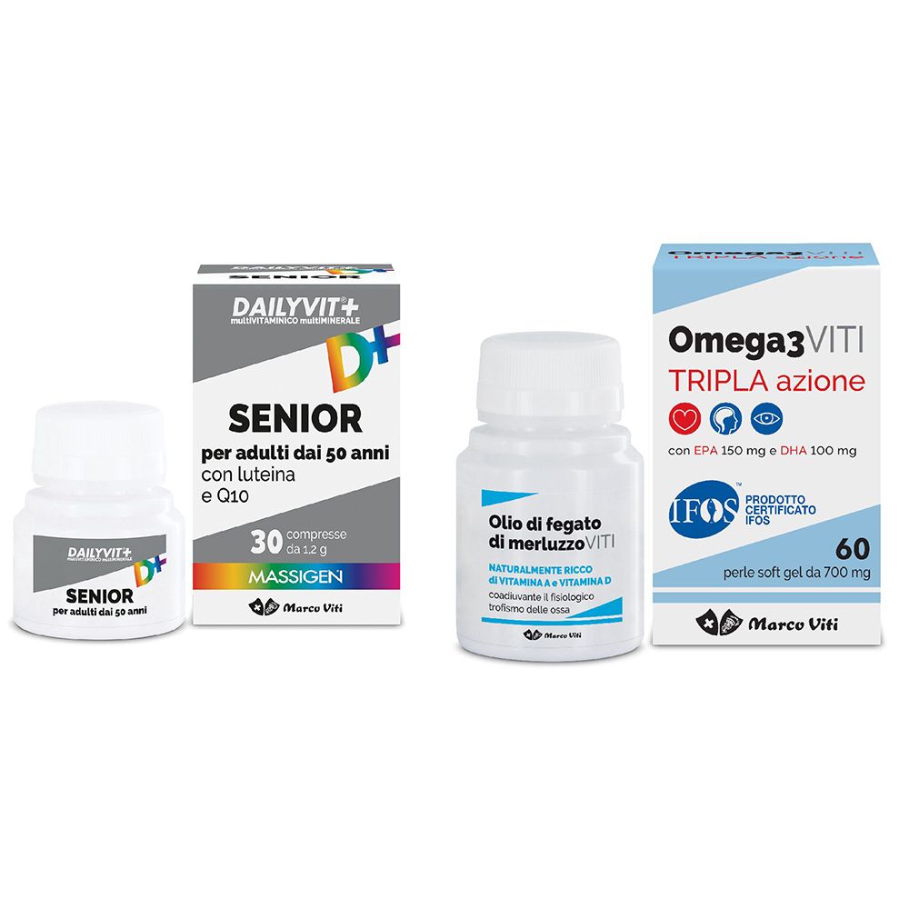 Marco Viti Omega 3 Viti + DailyVit®+ Senior
