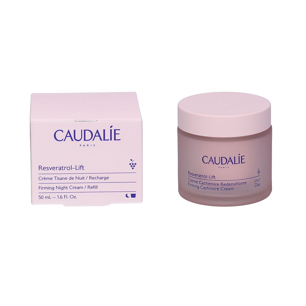 Image of CAUDALIE Resveratrol-Lift Crema Cashmere Ridensificante + Crema Tisana della Notte Ricarica