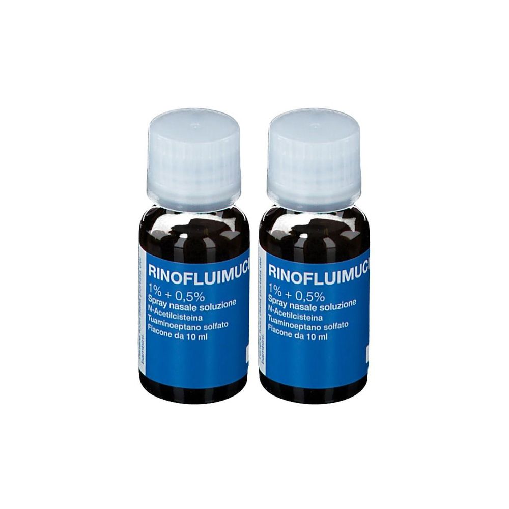 Rinofluimucil 1 % + 0,5 % Spray nasale Soluzione Set da 2