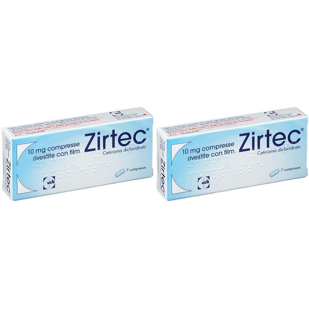 Zirtec® 10 mg Compresse Rivestite Set da 2
