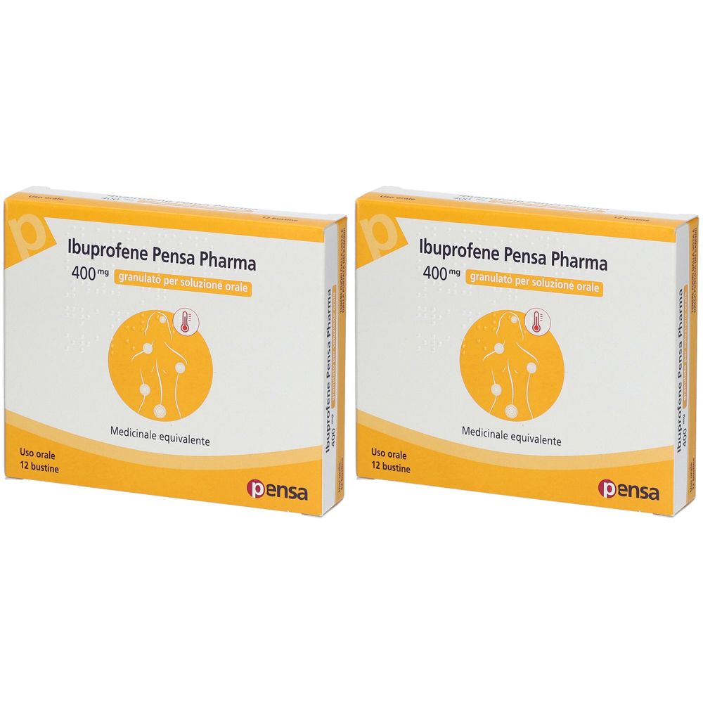 Ibuprofene Pensa Pharma 400 mg Set da 2