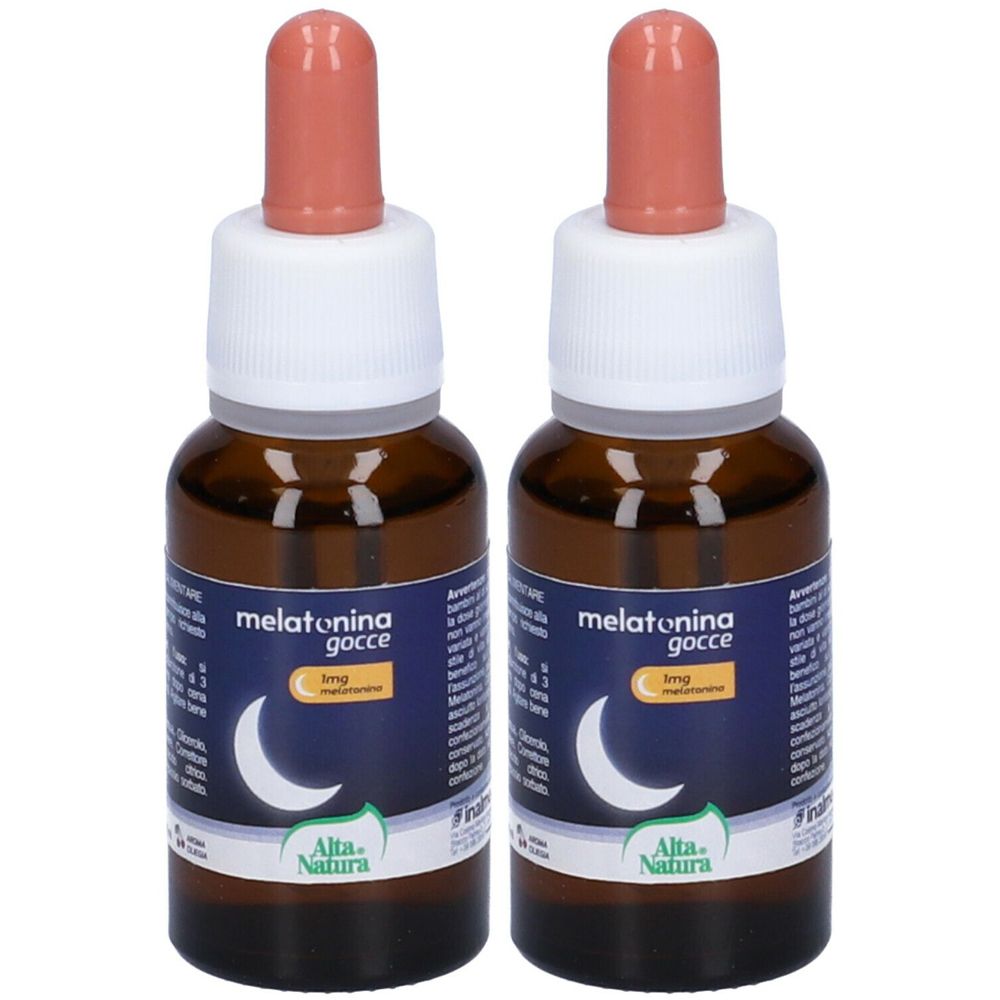 Melatonina Gocce 20Ml Set da 2