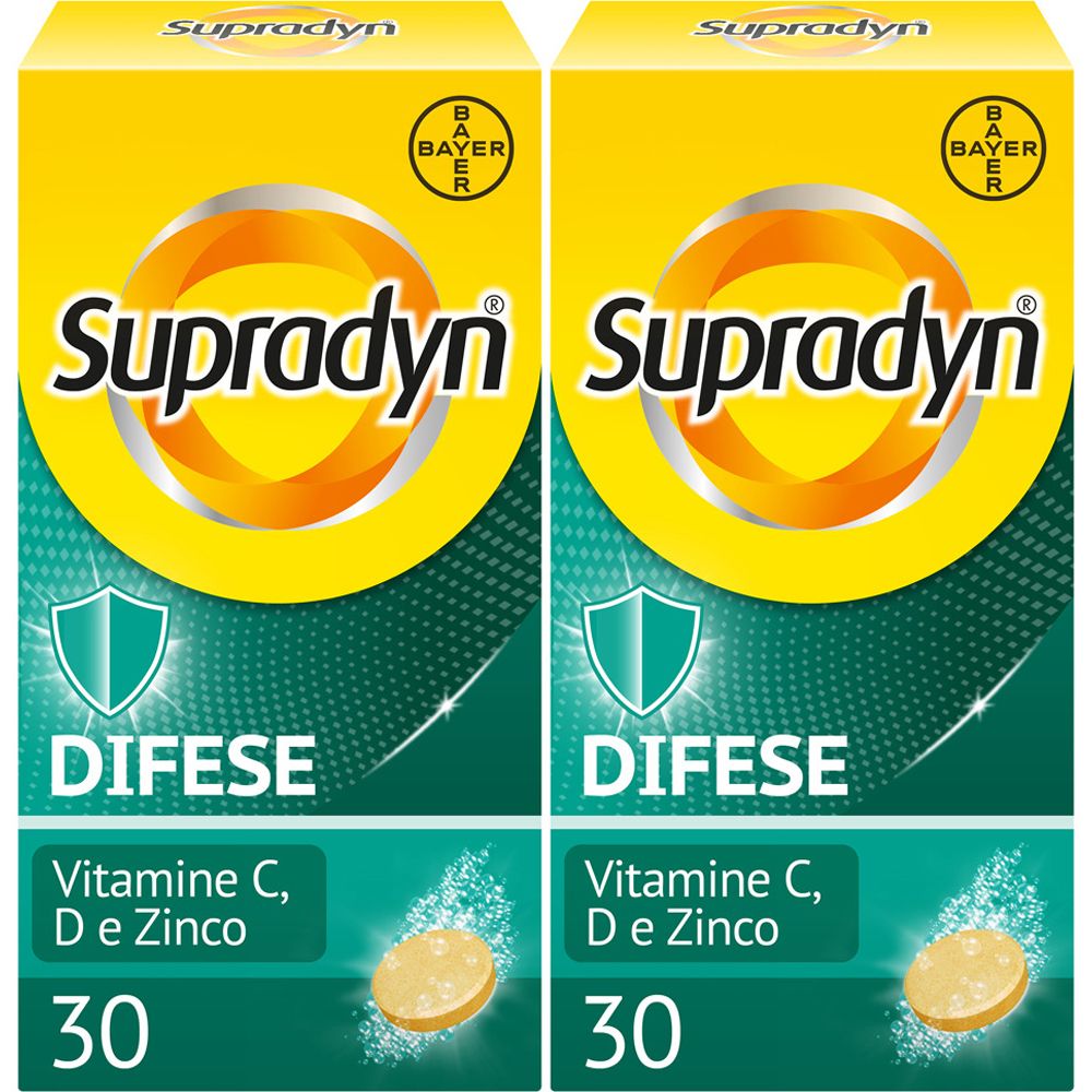 Supradyn Difese Adulto Integratore Compresse Effervescenti Set da 2