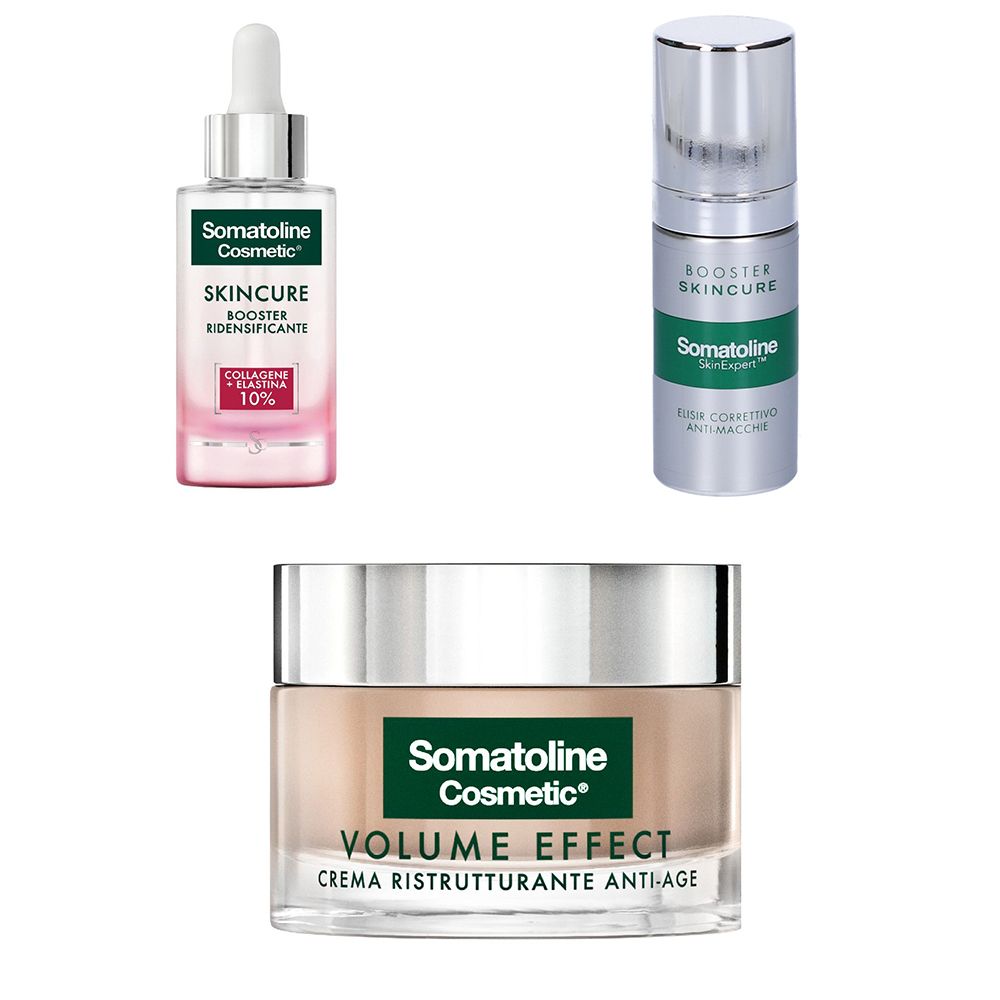 Skincure Elisir Anti-macchia NEW+ Crema ristrutturante giorno + Booster ridensificante