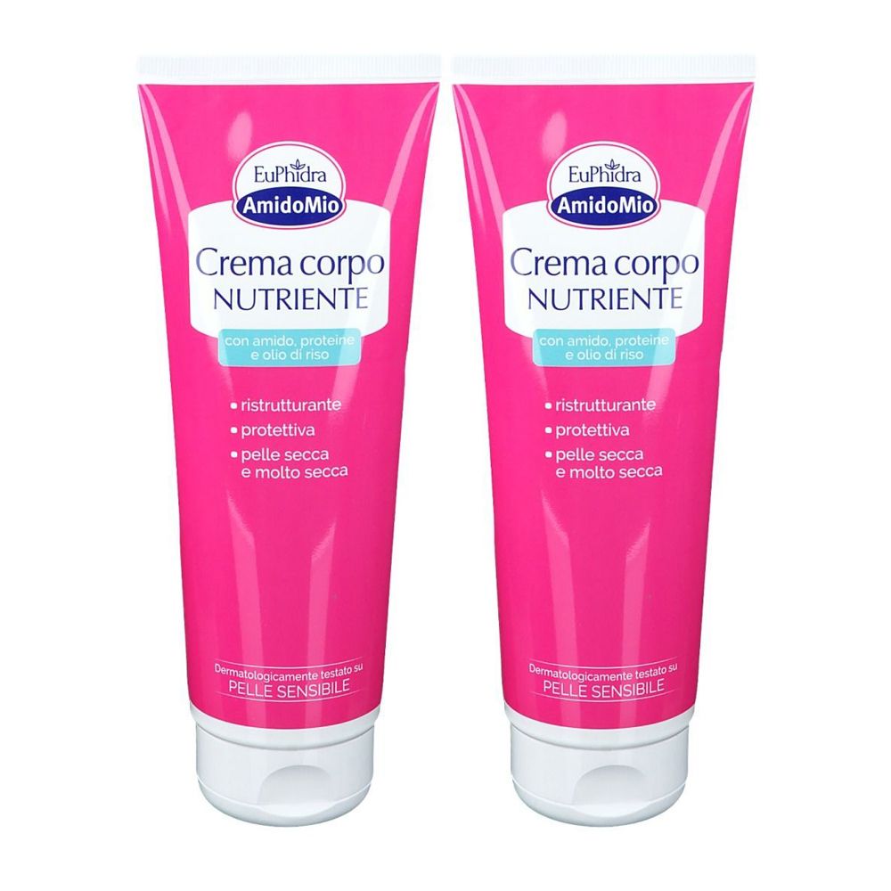 EuPhidra AmidoMio Crema Corpo Nutriente Set da 2