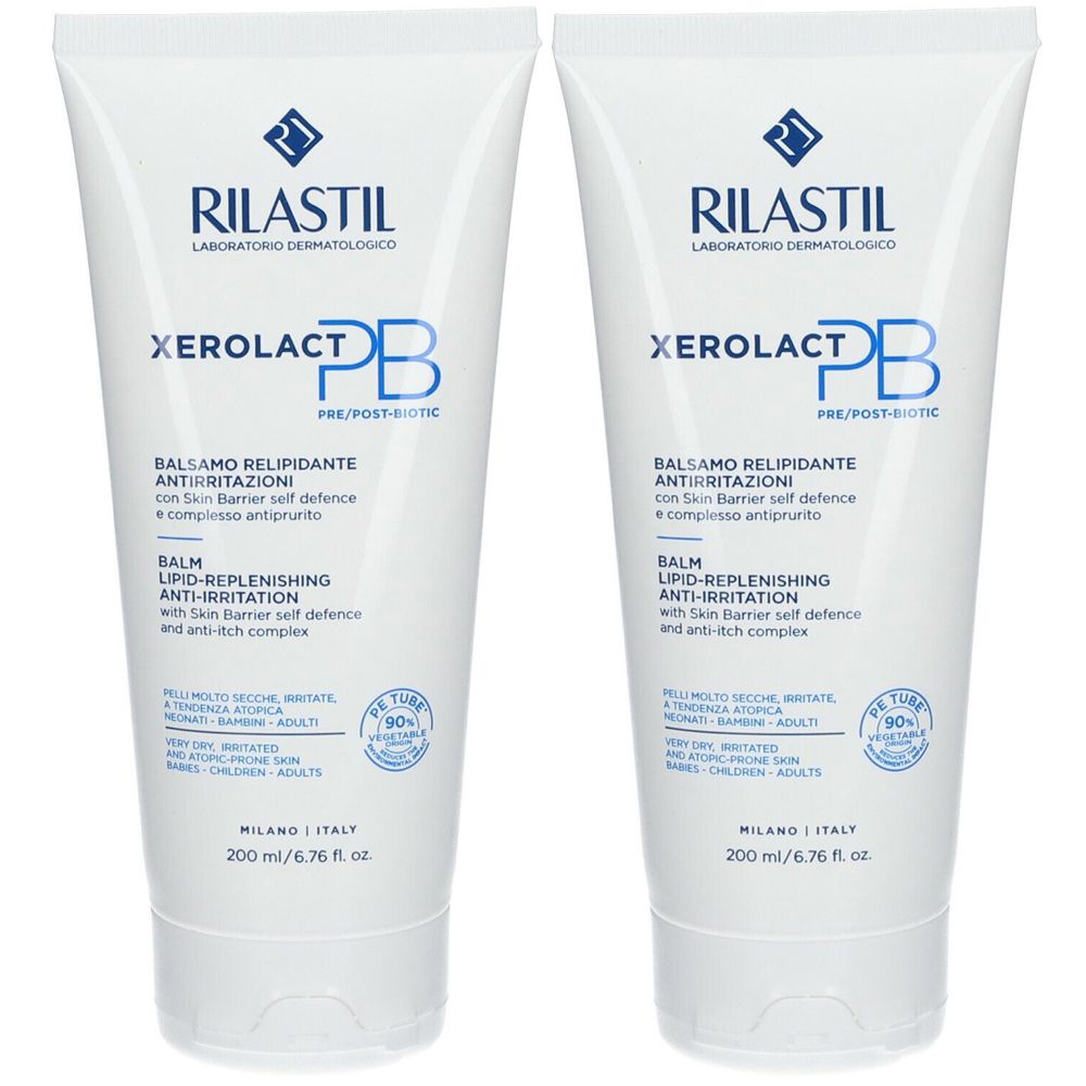 RILASTIL® XEROLACT PB Balsamo Relipidante Antirritazioni 200 ml Set da 2