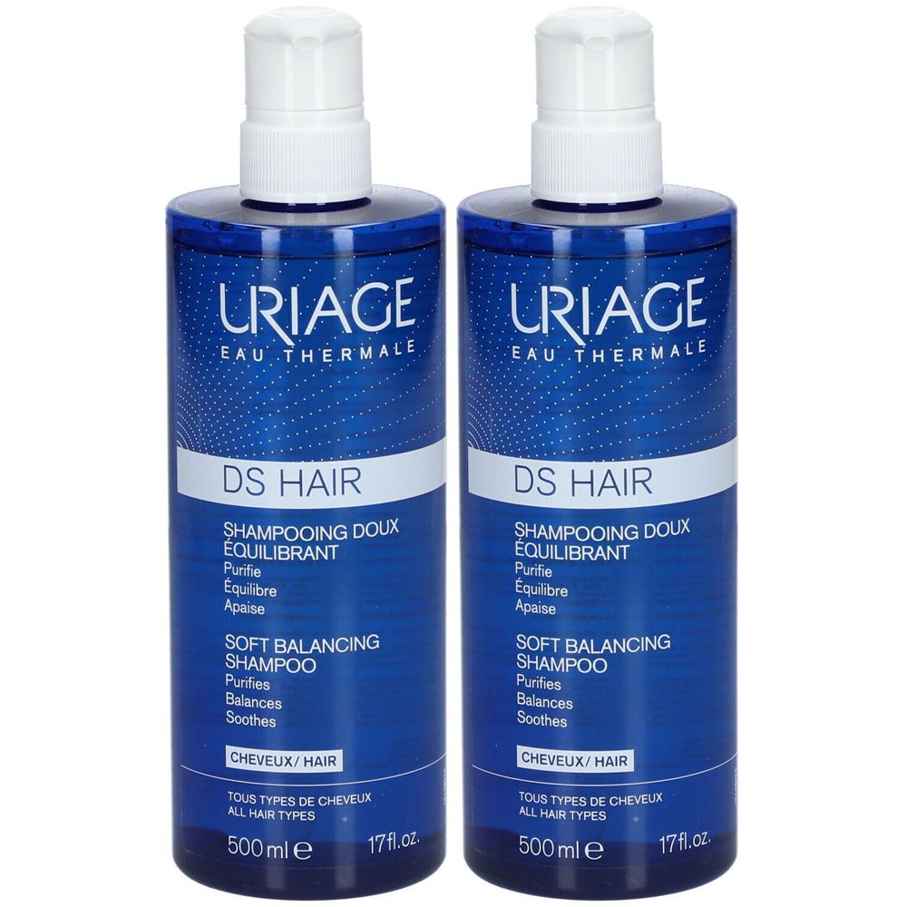 URIAGE DS Hair Shampoo Delicato Riequilibrante Set da 2