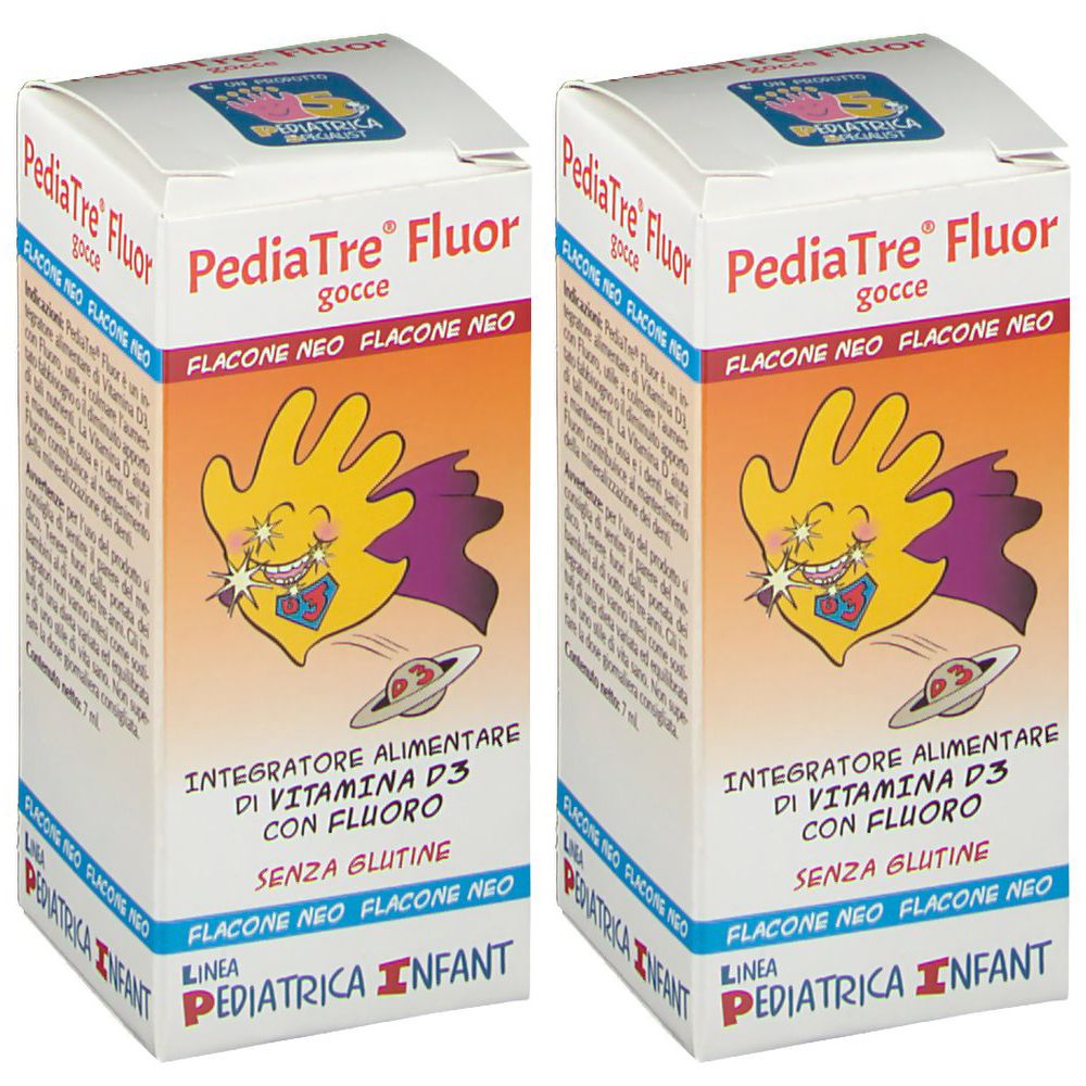 PediaTre® Fluor Gocce Set da 2