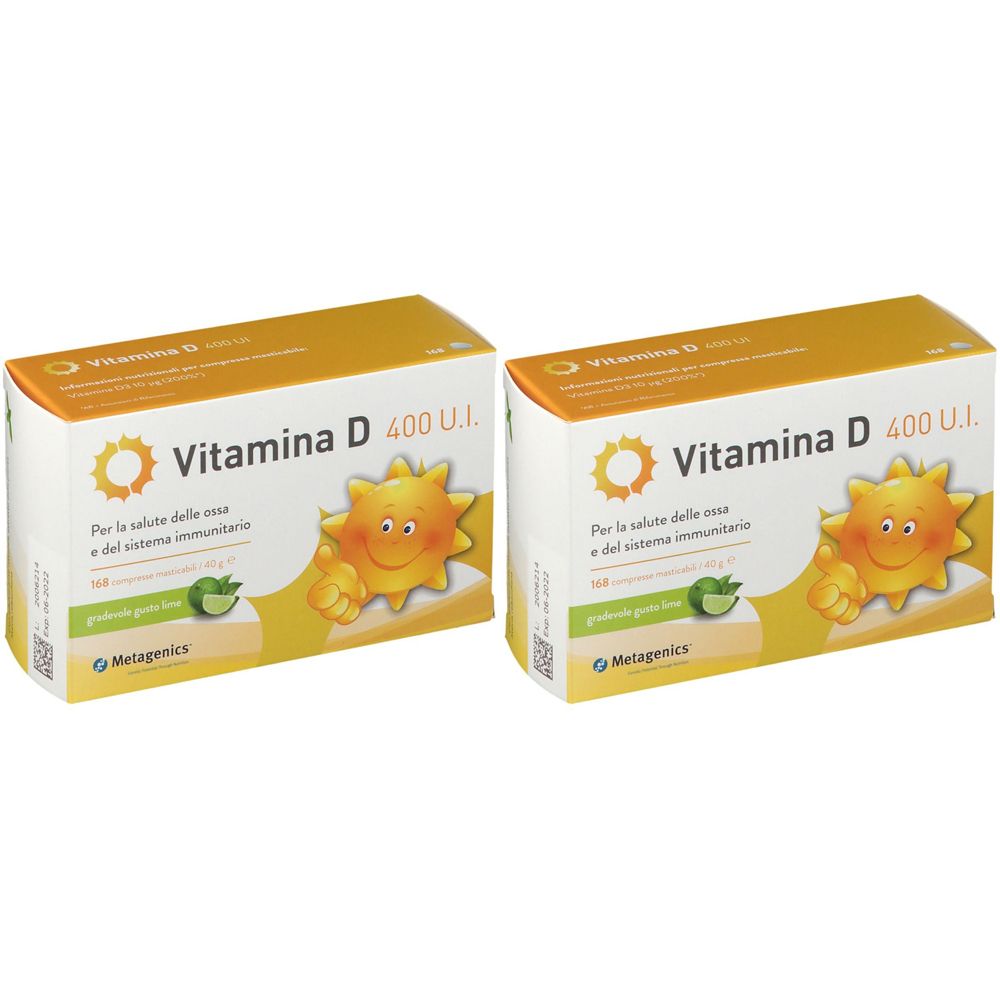 Metagenics™ Vitamina D 400 IU Set da 2