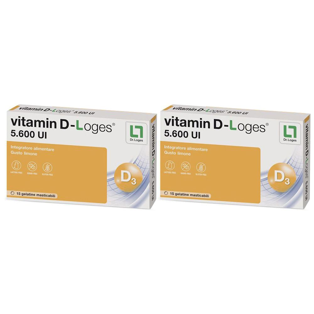 Vitamin D-Loges 30Gel-Tabs Set da 2