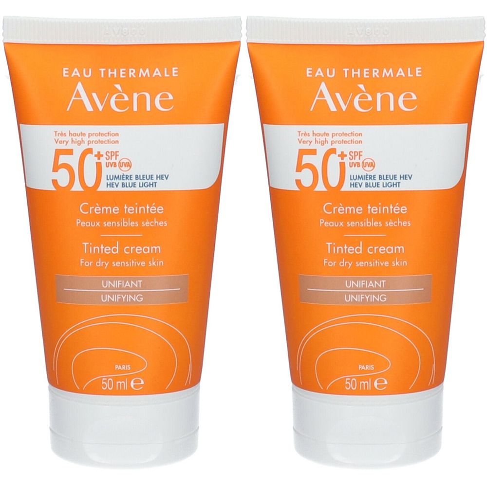 Avène Crema Colorata SPF 50+ Solare Viso Set da 2