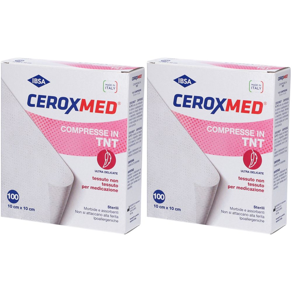 Ceroxmed® Compresse in TNT 10 x 10 cm Set da 2