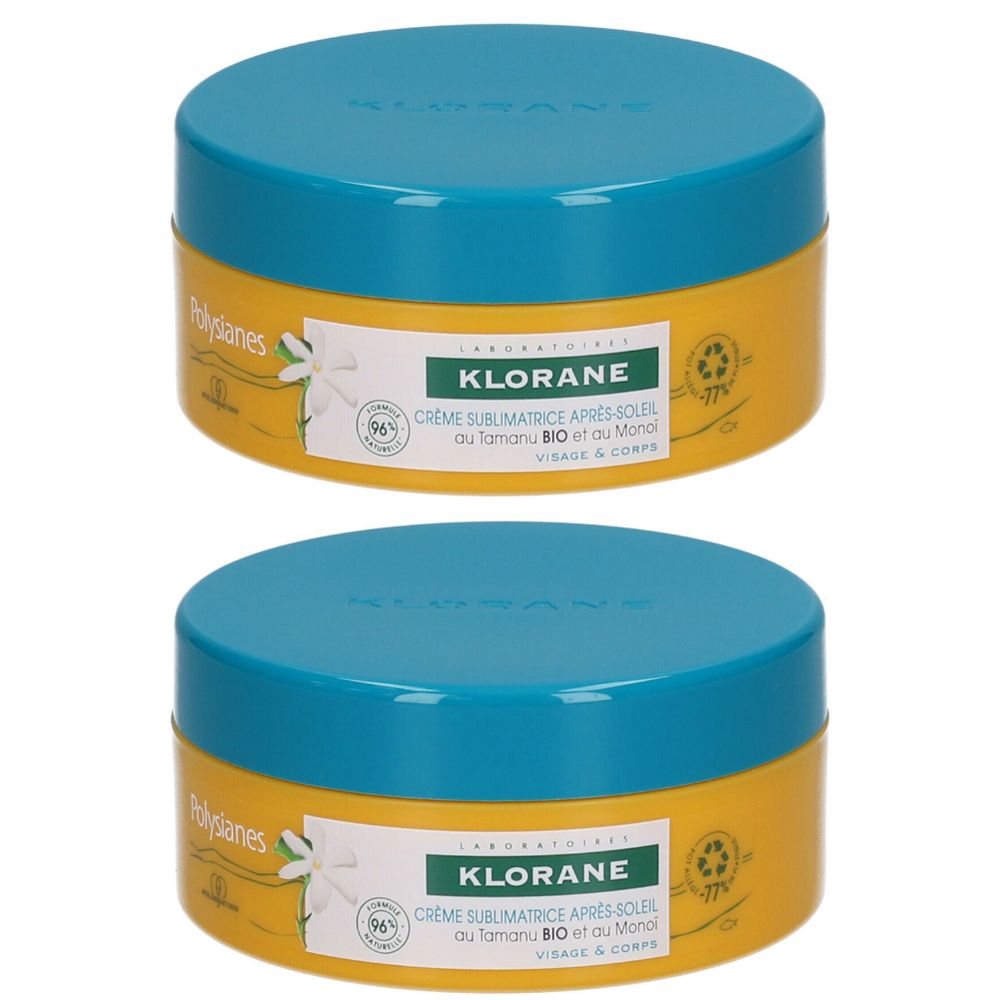 KLORANE Crema Sublimatrice Doposole Set da 2