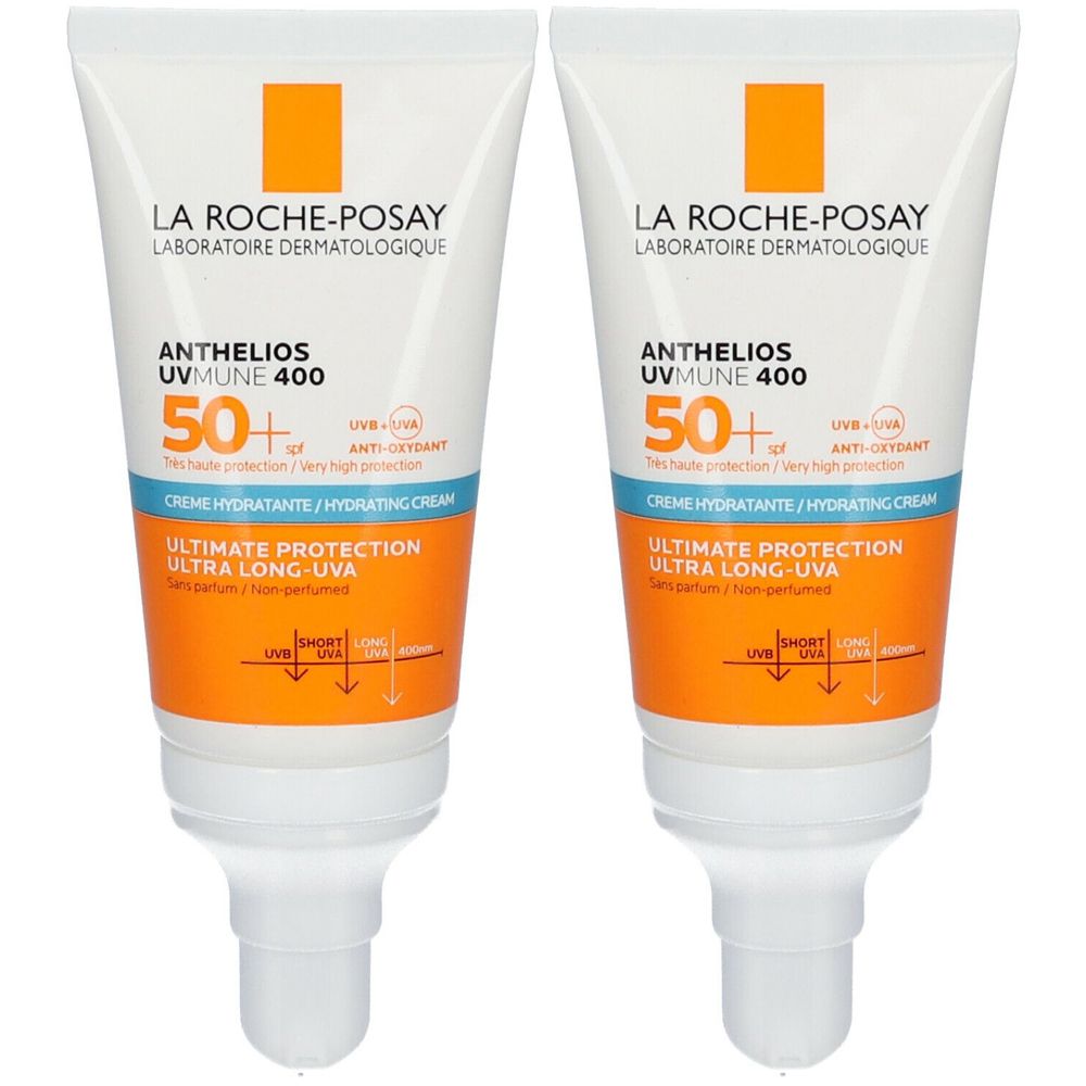 La Roche-Posay Anthelios Crema Idratante Senza Profumo SPF 50+ Set da 2