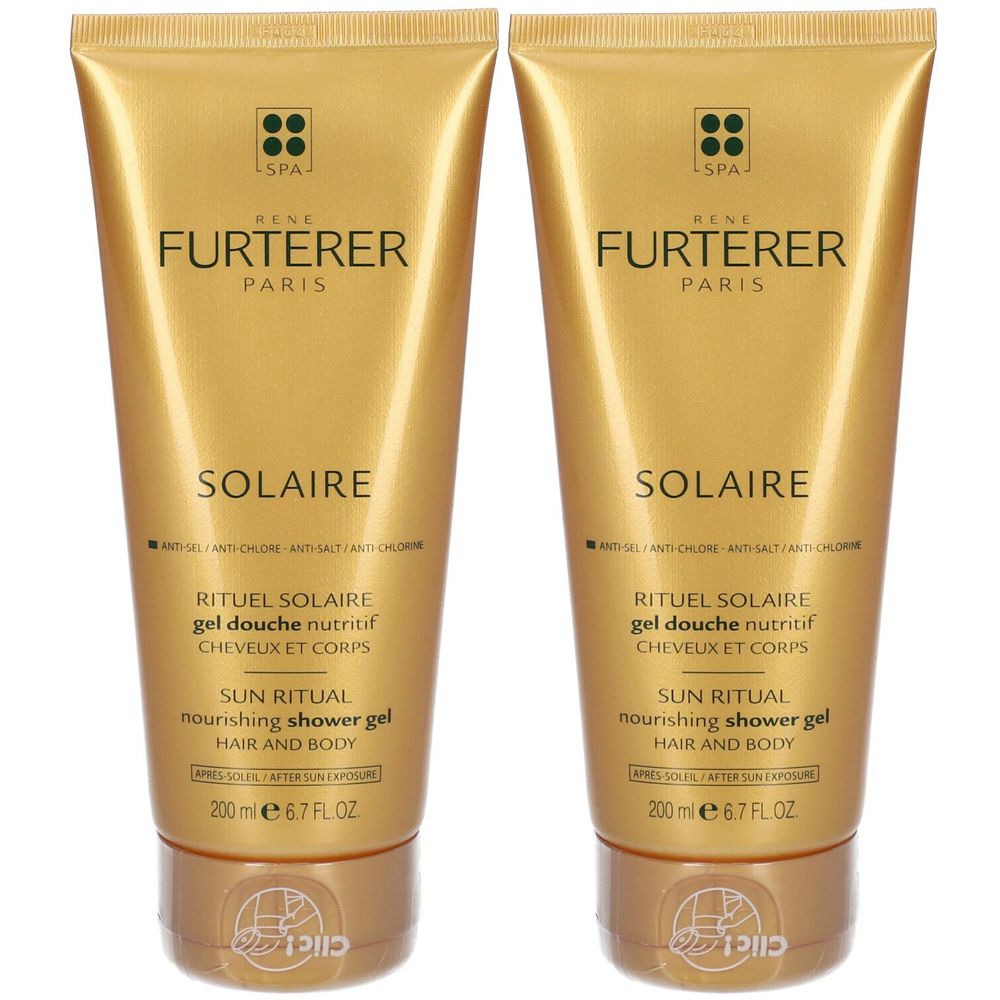 RENE FURTERER Solaire Gel Doccia Nutritivo Corpo&Capelli Doposole Set da 2