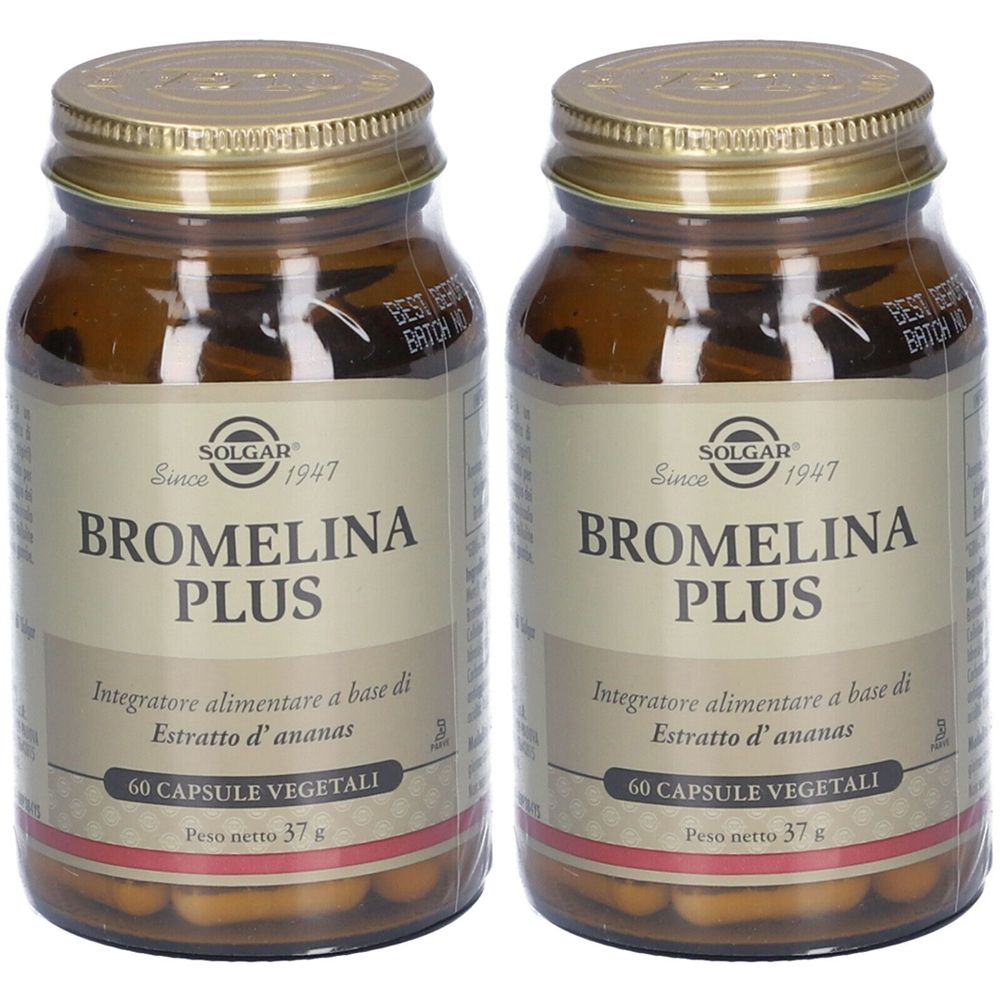 SOLGAR® Bromelina Plus Set da 2