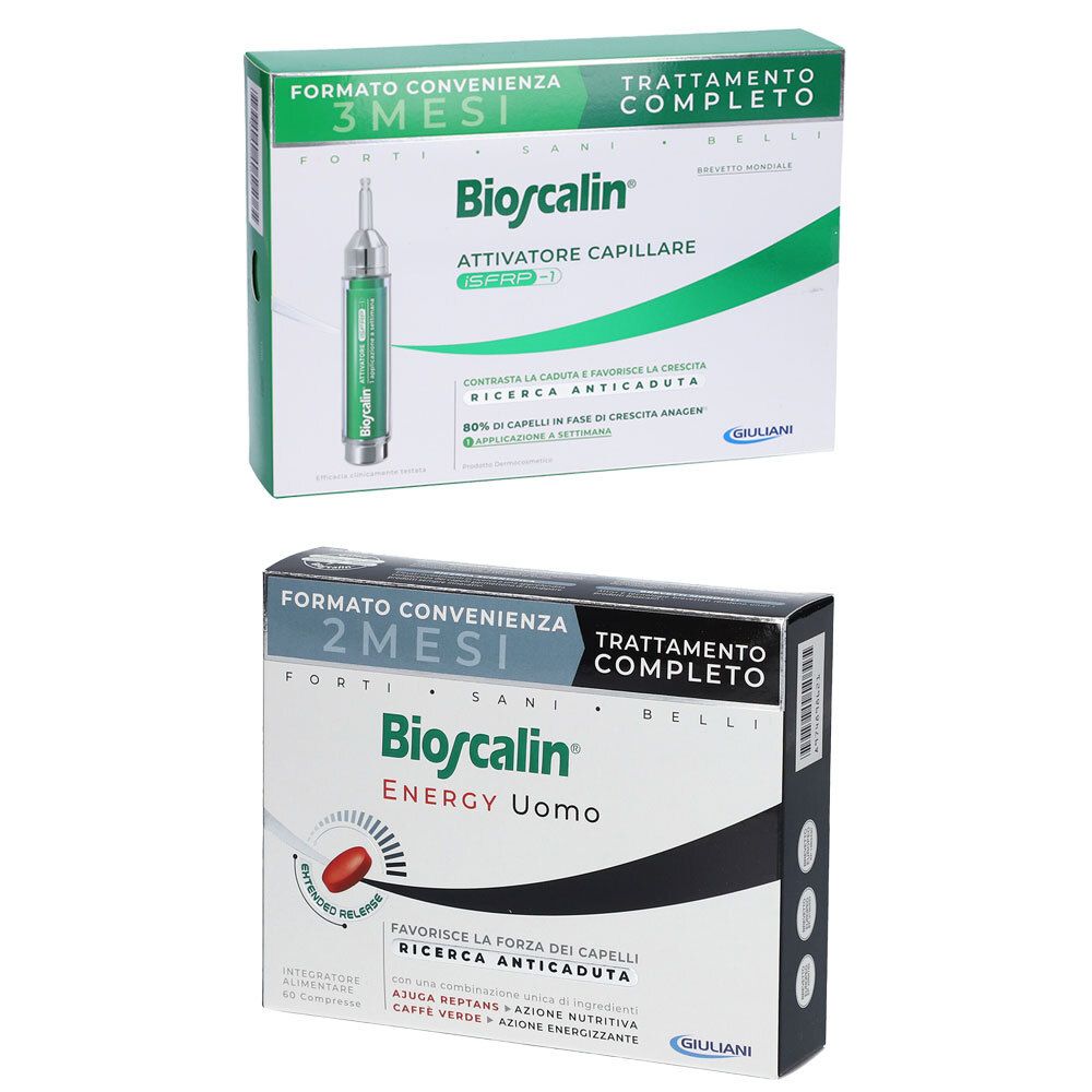 Bioscalin® Energy Capelli Uomo 2 Mesi + Attivatore Capillare iSFRP-1