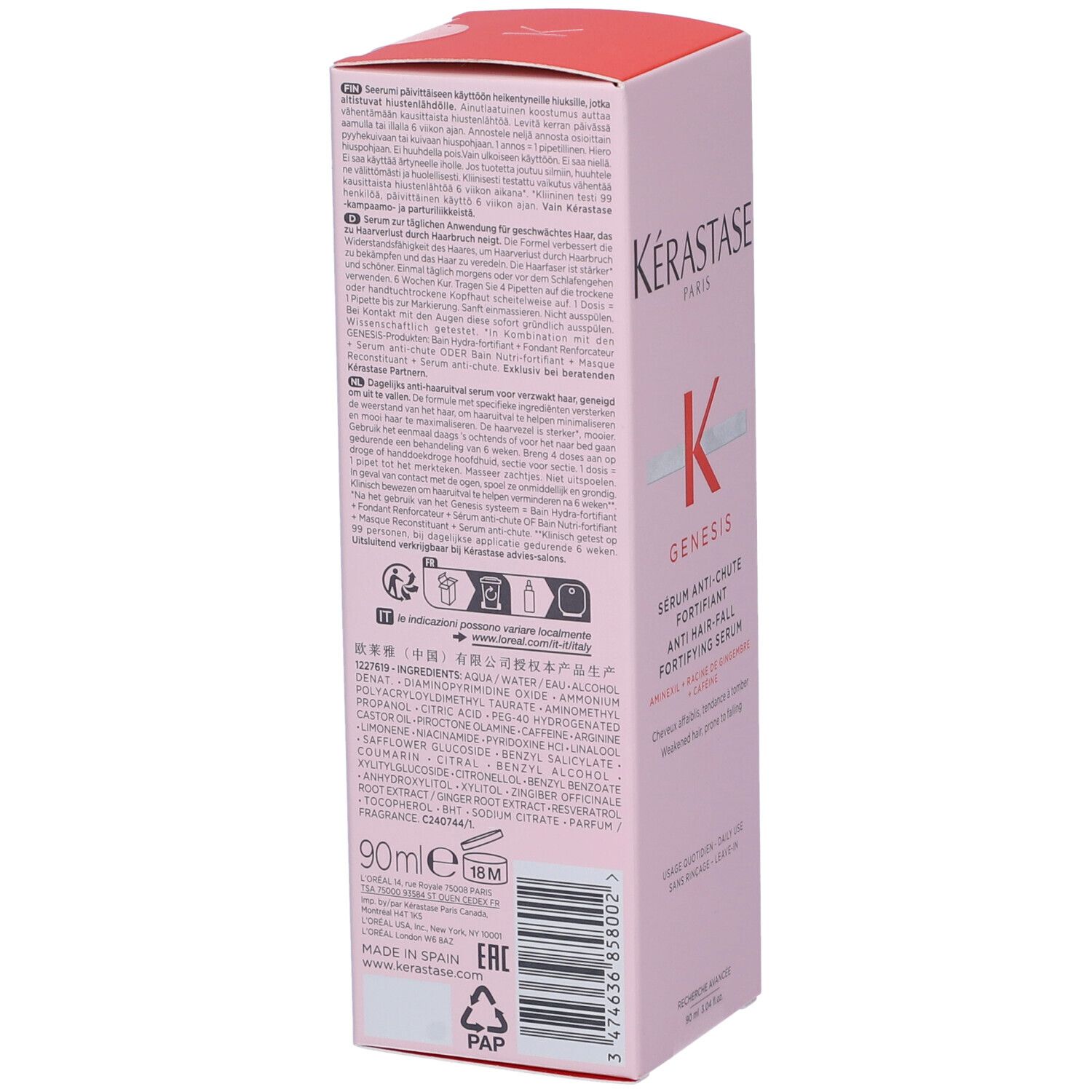 Kerastase Genesis Serum Anti-Chute Fortifiant 90ml - siero anticaduta rinforzante capelli 90 ml