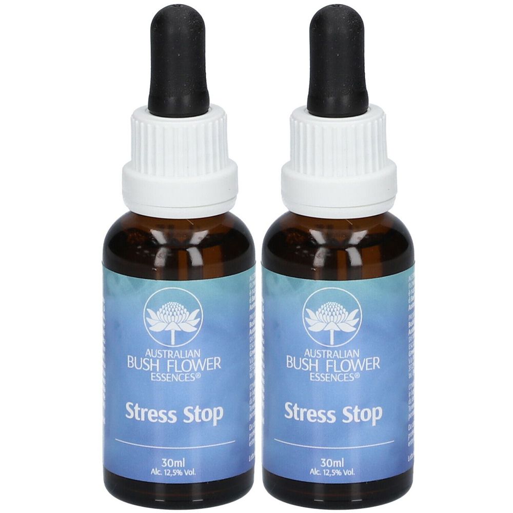 AUSTRALIAN BUSH FLOWER Stress stop Essenze floreali Set da 2
