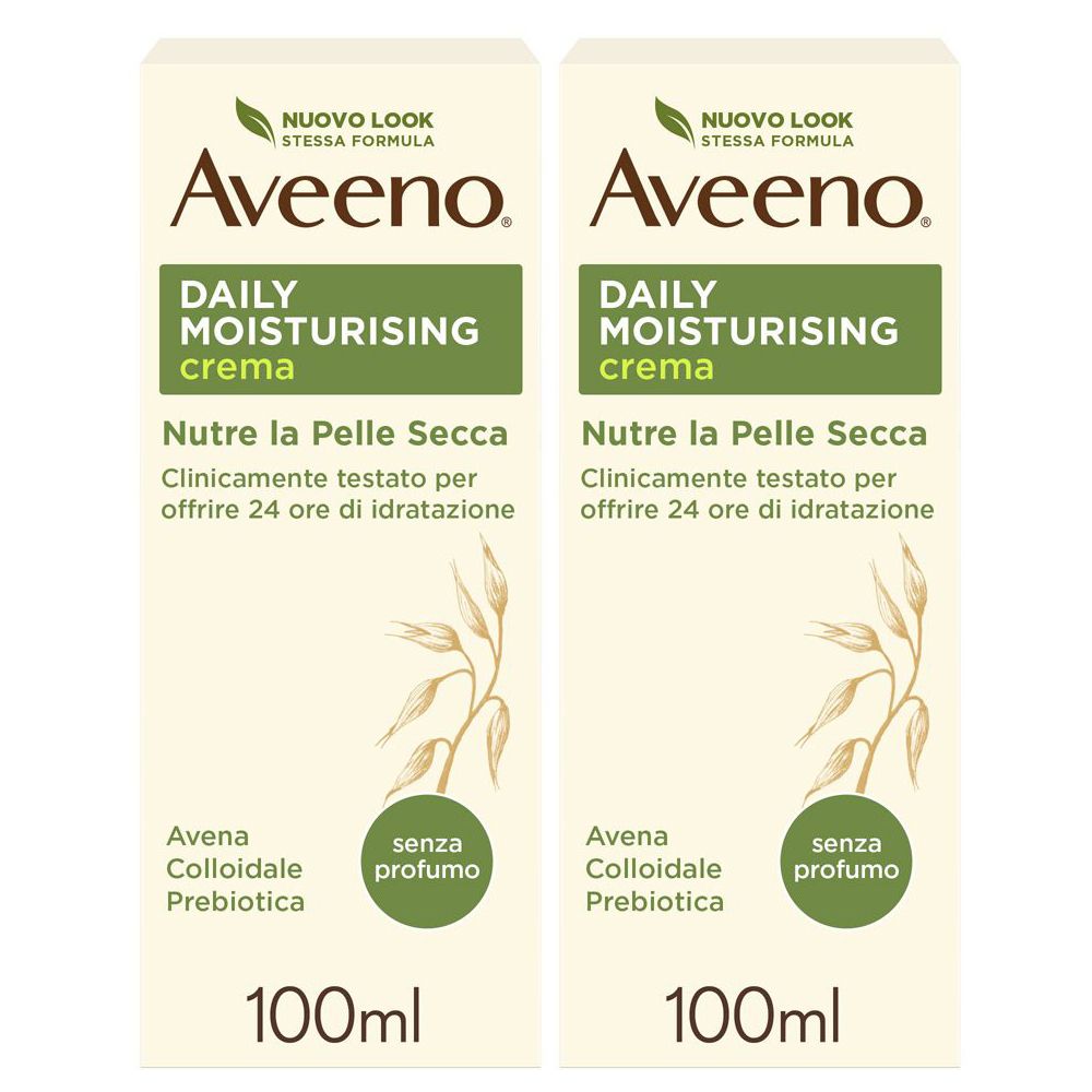 Aveeno® Crema Idratante con Avena Colloidale Set da 2