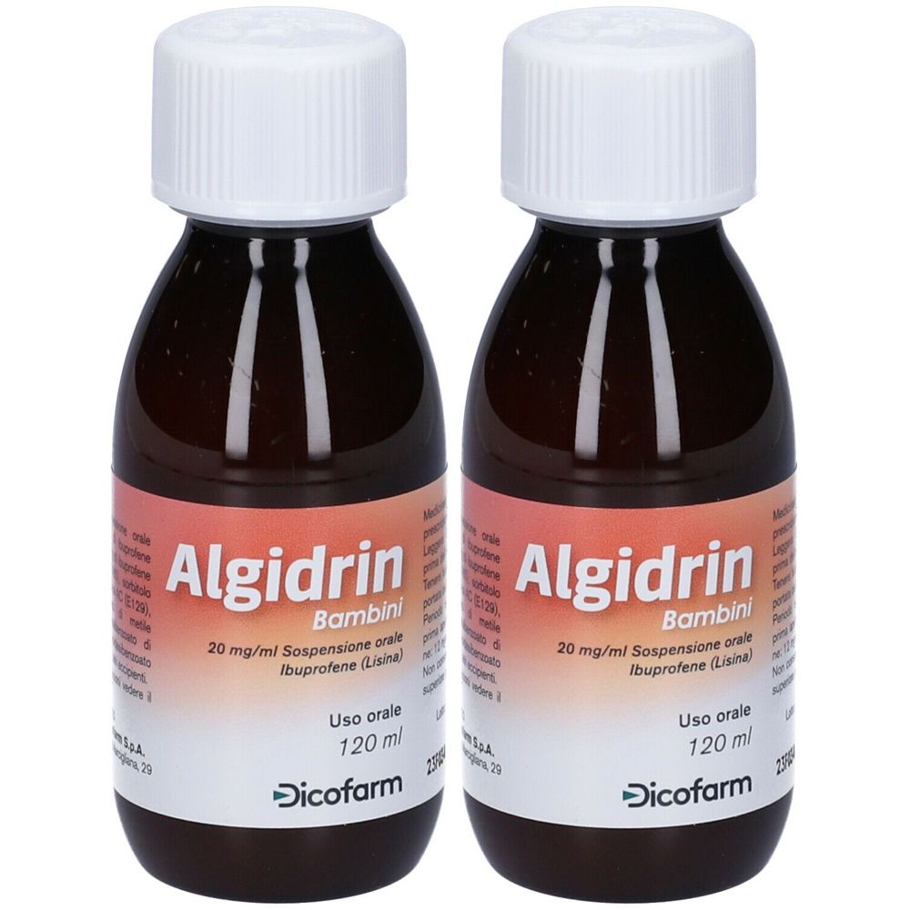 Image of Algidrin 20 mg/ml Sospensione orale, Bambini Set da 2