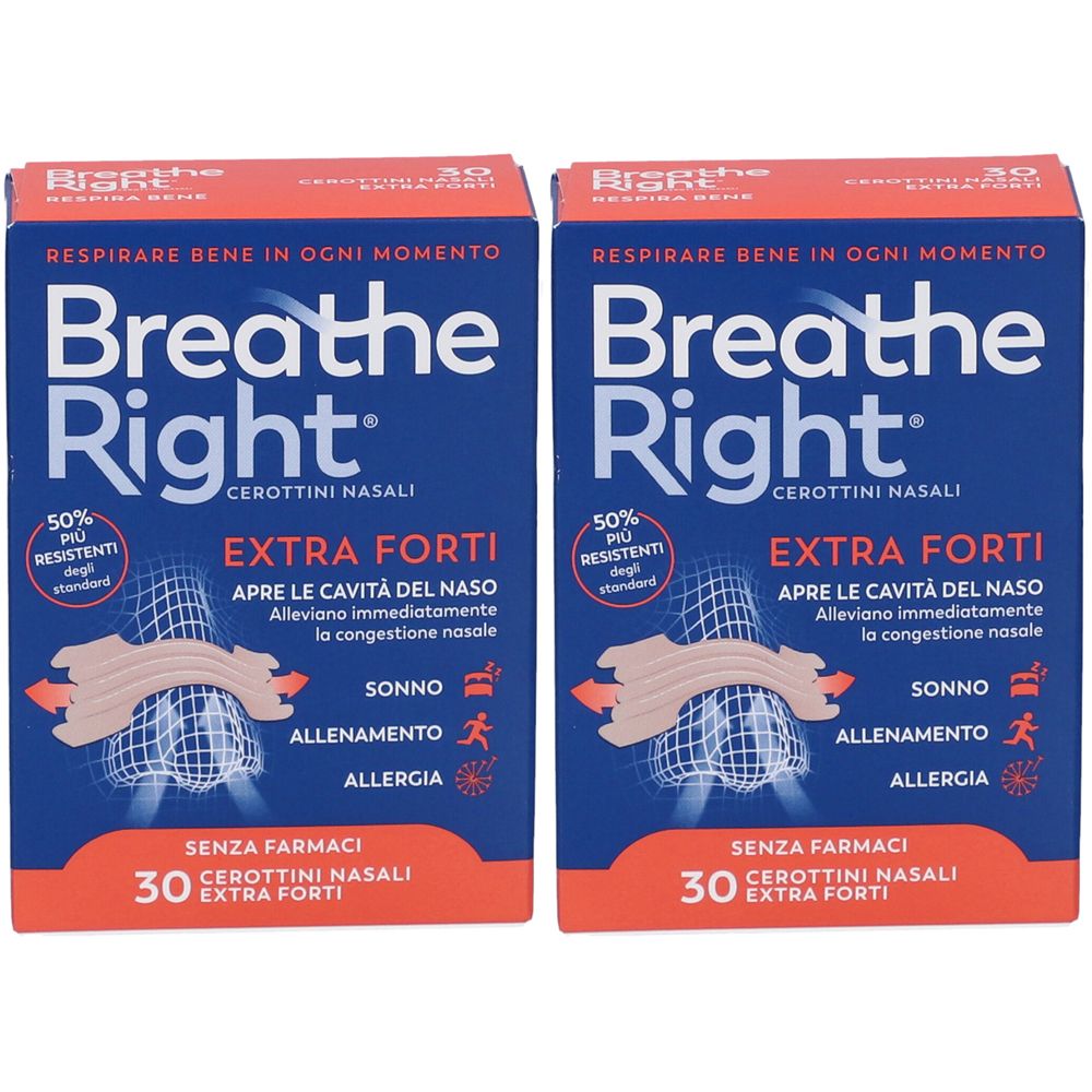 Breathe Right® RespiraBene Extra Forti Set da 2