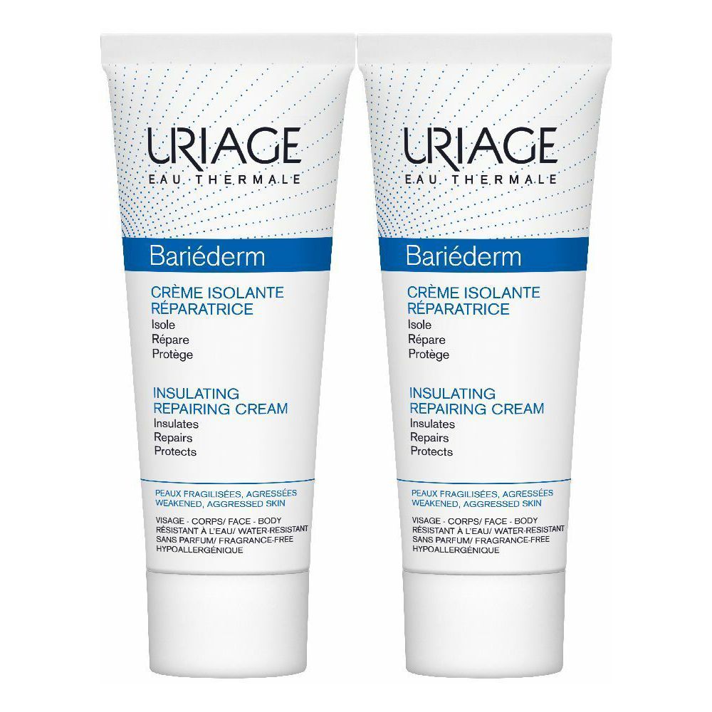 URIAGE Bariéderm Crème Crema Isolante Riparatrice Set da 2