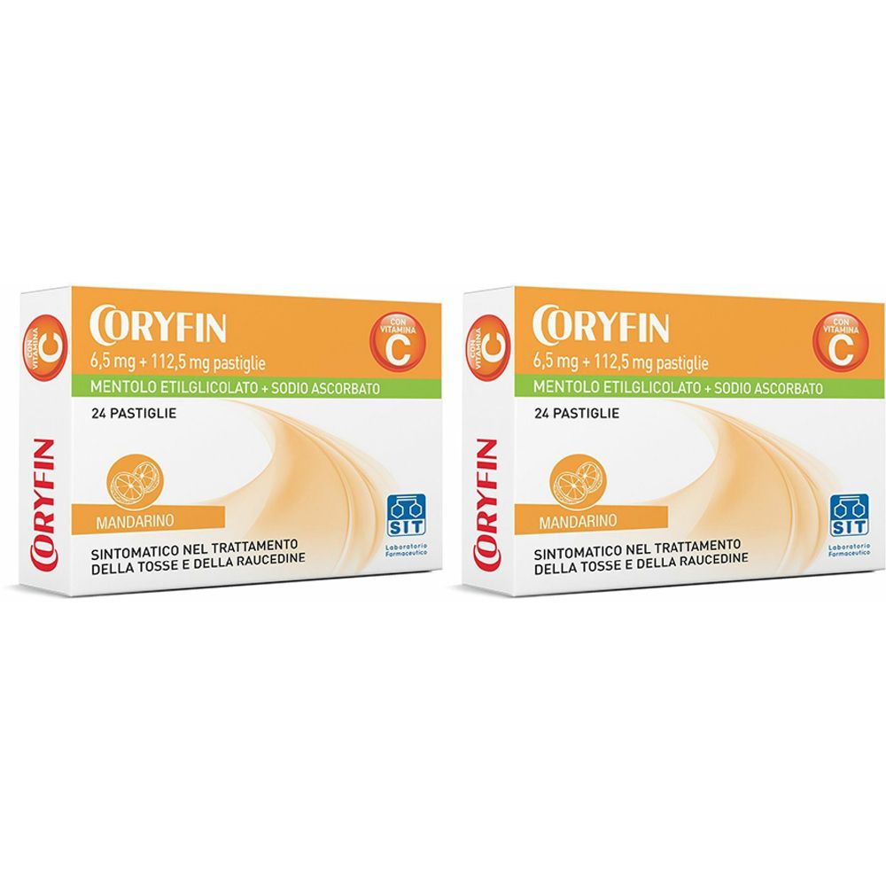 CORYFIN C 6,5 mg + 112,5 Pastiglie Set da 2 2x24 pz