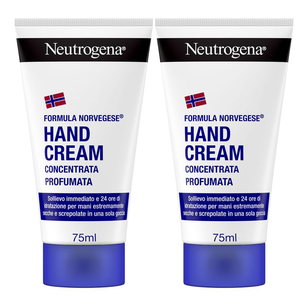 Neutrogena Crema Mani Profumata, Idratazione Intensa Set da 2