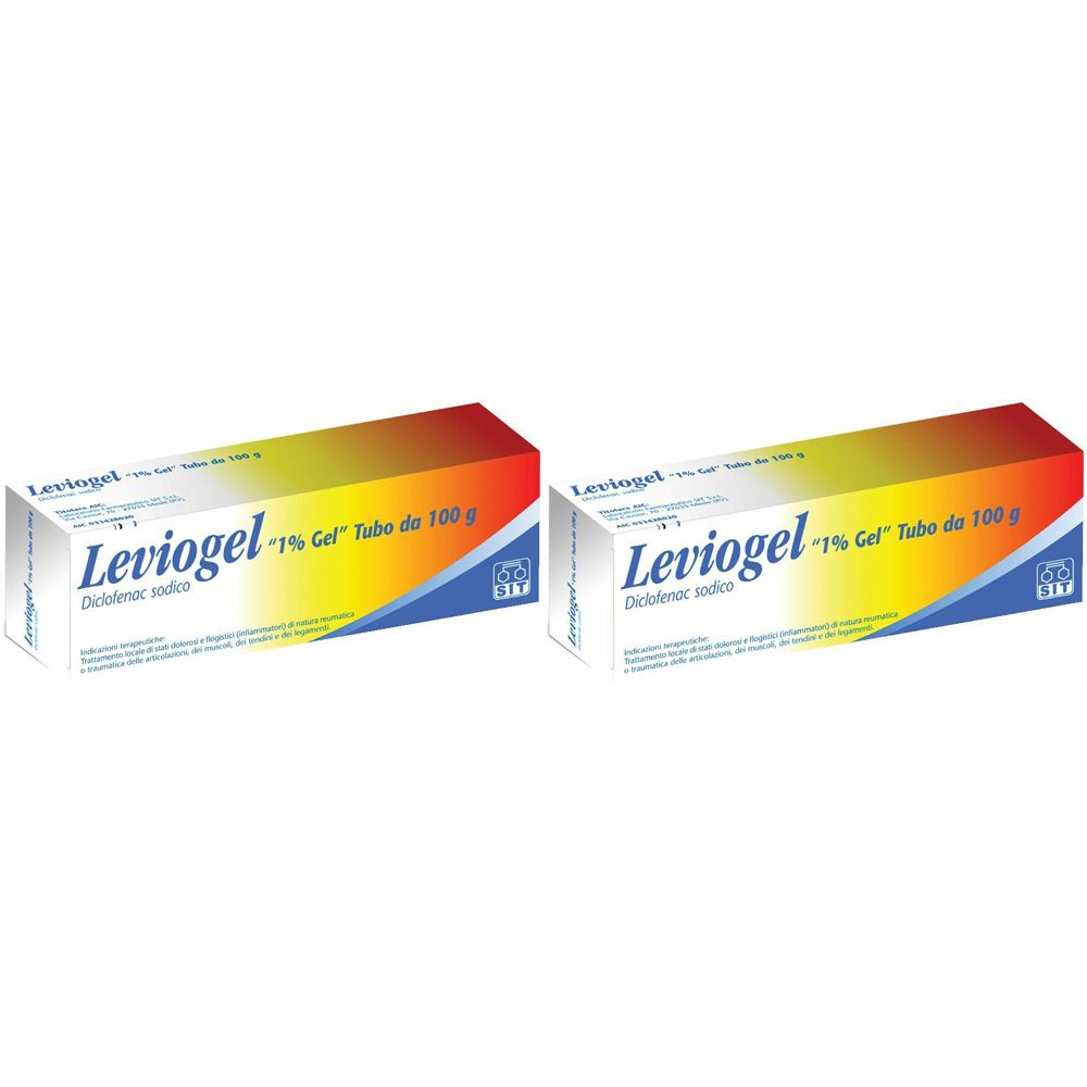 Leviogel 10 mg/g Gel Set da 2