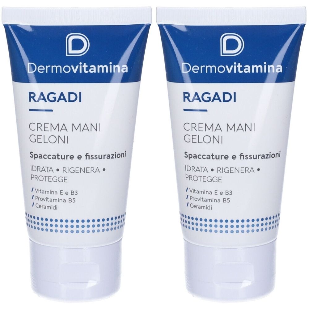 Dermovitamina Ragadi Crema Mani Geloni Set da 2
