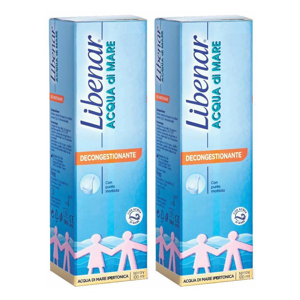 Libenar® Acqua di Mare Decongestionante Set da 2