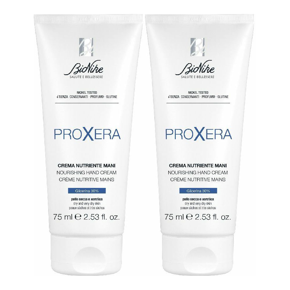 BioNike Proxera Crema Nutriente Mani Set da 2